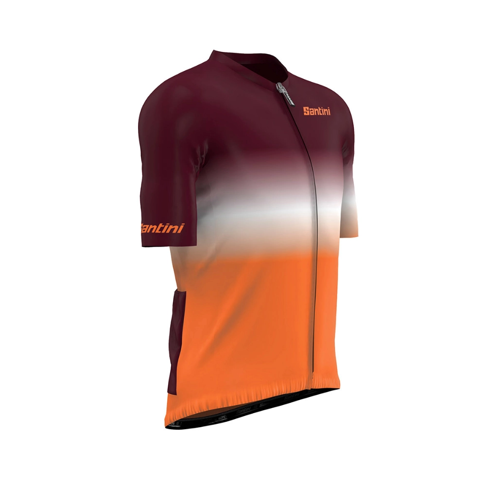 Miniatura 3.0 de Camisa Ciclismo Unissex Horizon Laranja Santini
