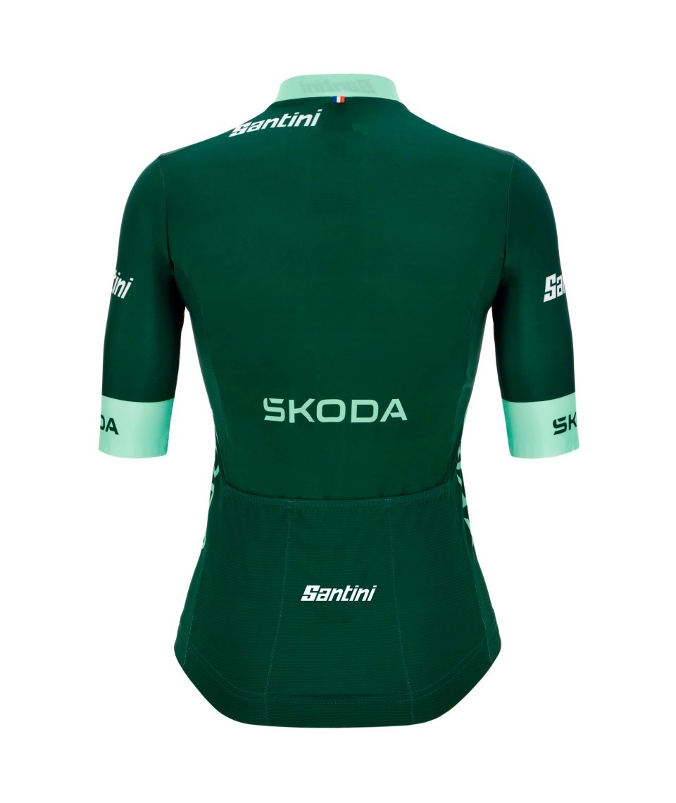 Camisa Ciclismo Feminino Point Leader Tour de France Verde Santini Verde