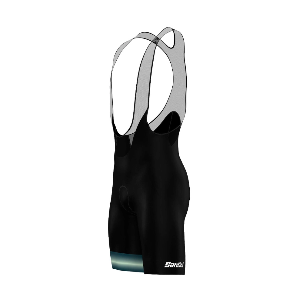 Miniatura 3.0 de Bretelle Ciclismo Unissex Horizon Verde Santini