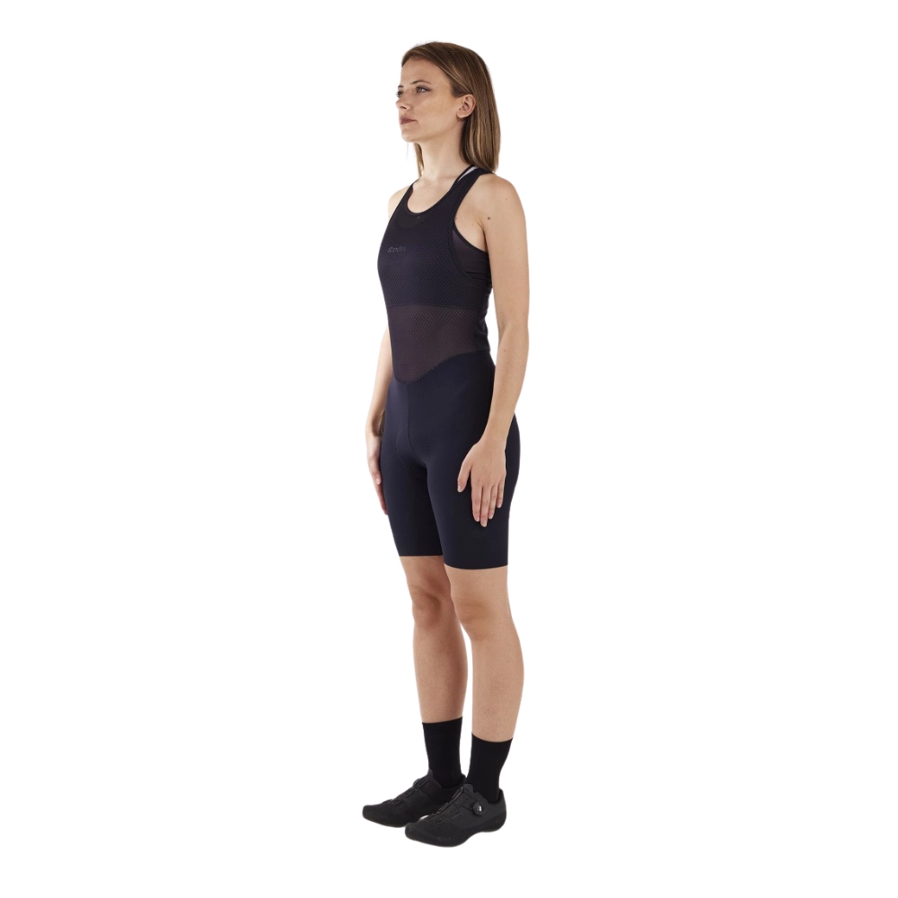 Miniatura 3.0 de Bretelle Ciclismo Feminino Unico Edge Preto Santini