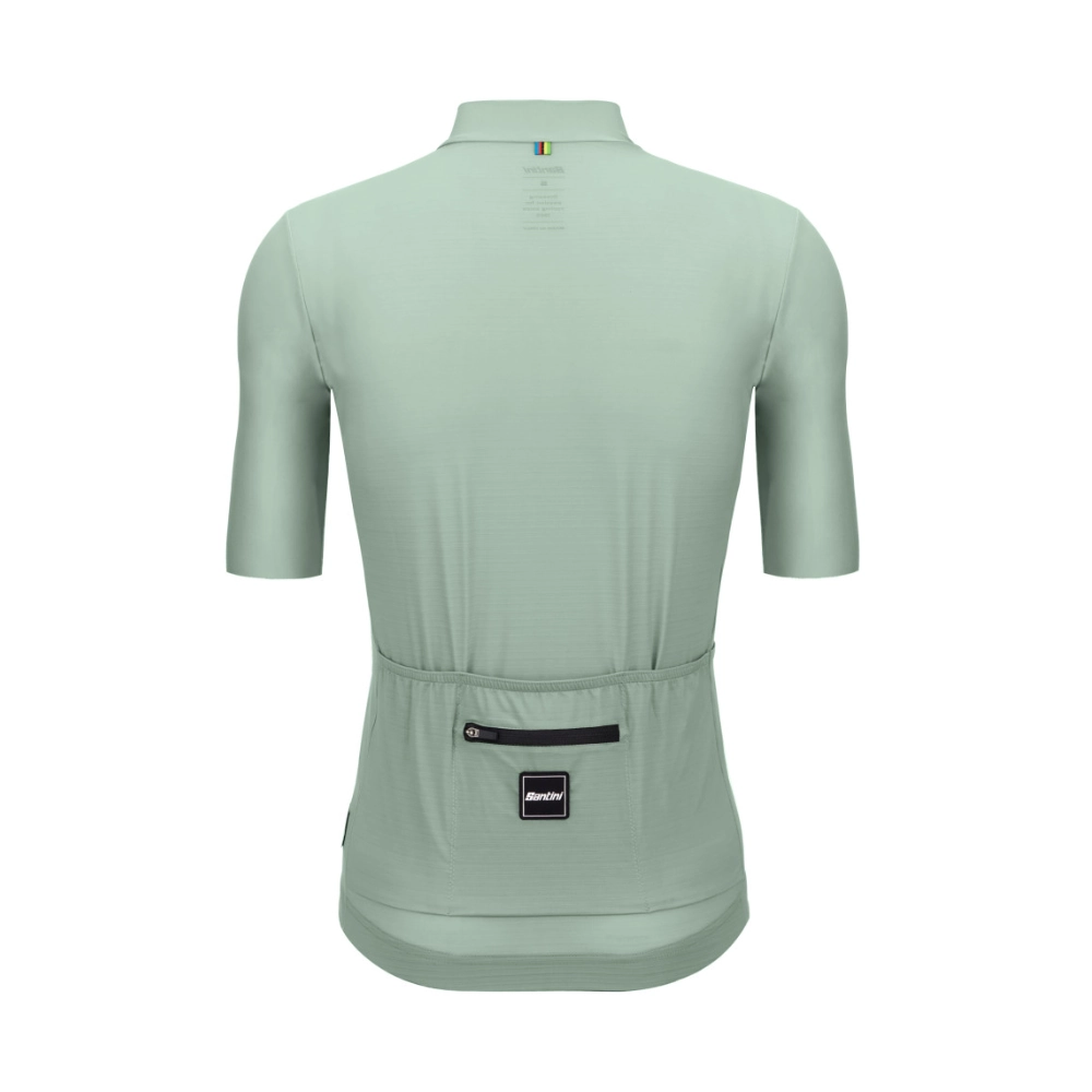 Miniatura 3.0 de Camisa Ciclismo Unissex UCI World Champion Verde Santini