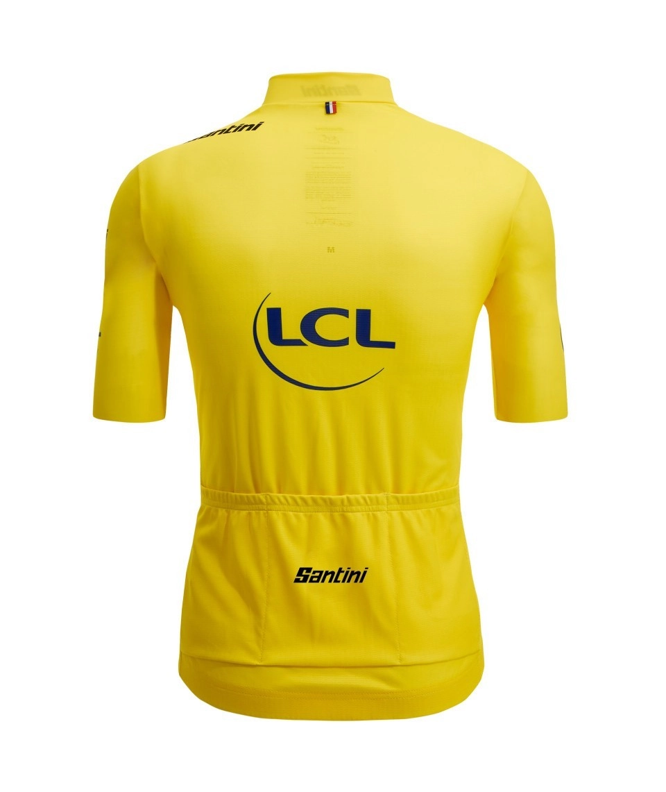 Miniatura 3.0 de Camisa Ciclismo Masculino Fan Line Tour de France Leader Oficial Amarelo Santini