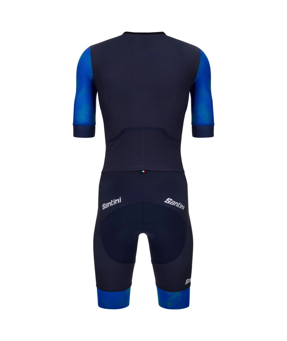 Miniatura 3.0 de Macaquinho Masculino Leaf Trisuit Azul Santini
