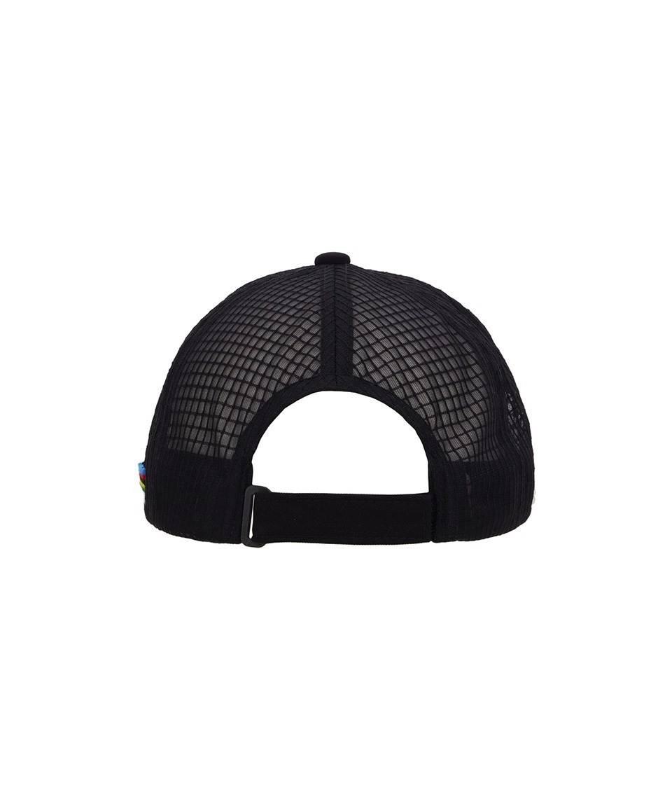 Miniatura 4.0 de Bon&eacute; UCI Trucker Hat Preto Santini