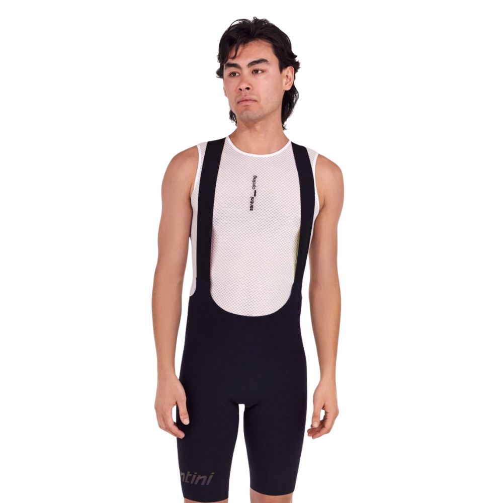 Miniatura 1.0 de Camisa Ciclismo Unissex Segunda Pele Lieve Branco Santini