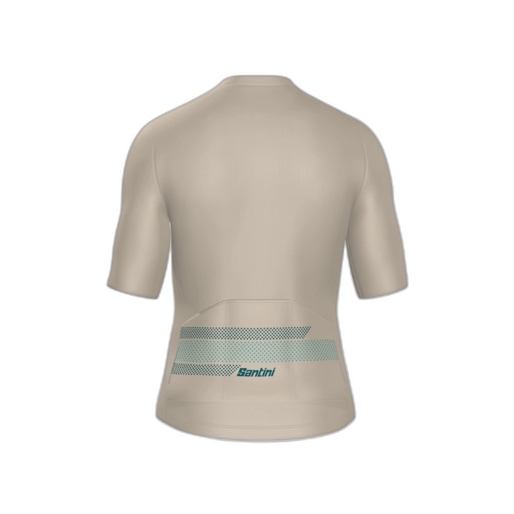 Miniatura 3.0 de Camisa Ciclismo Masculino Latam Horizon2 Bege Santini