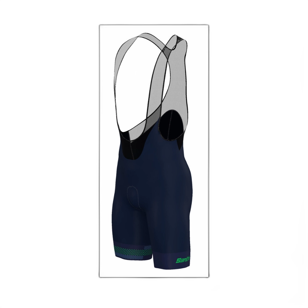 Miniatura 3.0 de Bretelle Ciclismo Masculino Latam Horizon2 Azul Marinho Santini