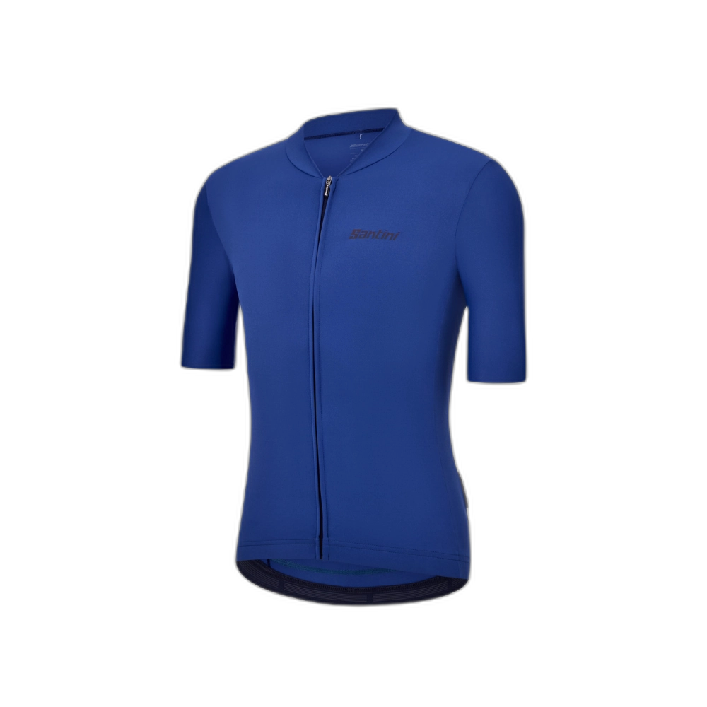 Camisa Ciclismo Unissex Compass Santini Azul Marinho