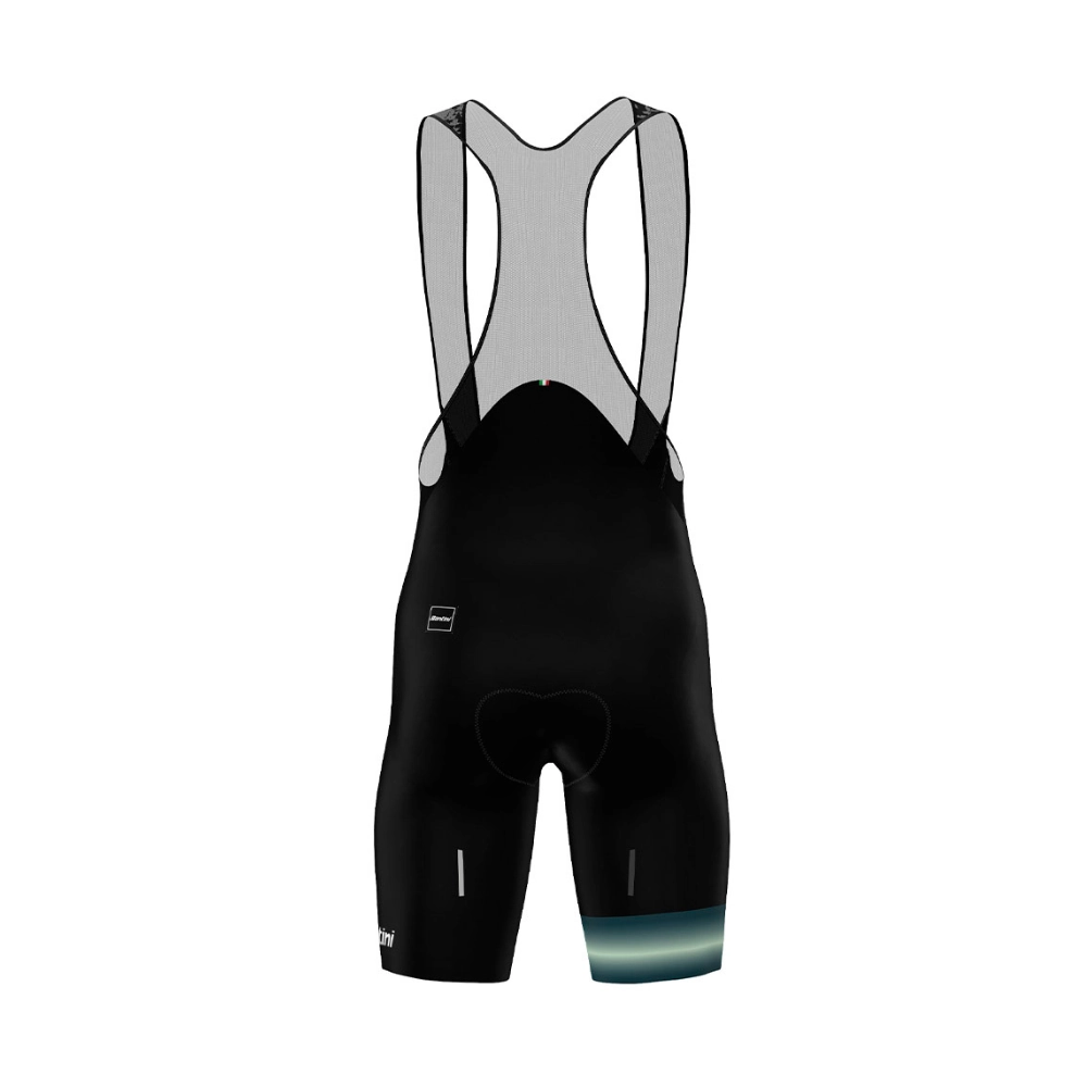 Miniatura 2.0 de Bretelle Ciclismo Unissex Horizon Verde Santini