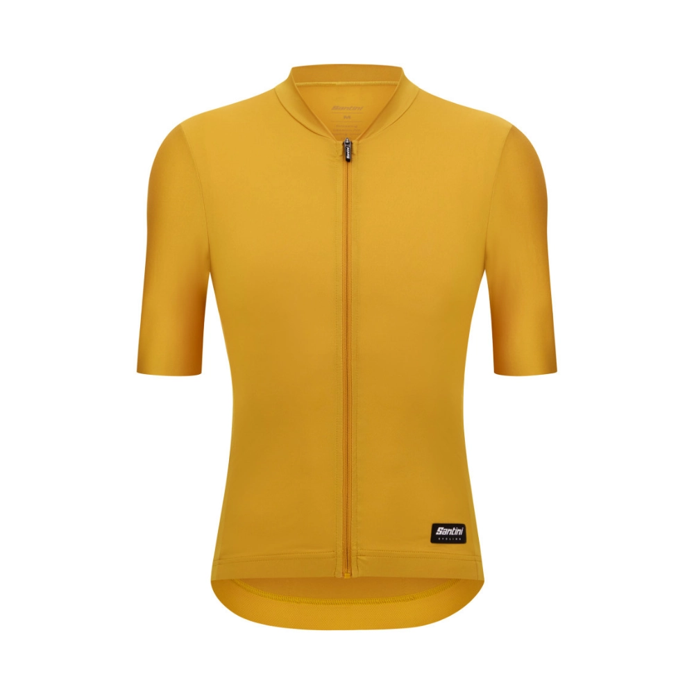 Camisa Ciclismo Unissex RTR Santini Mostarda