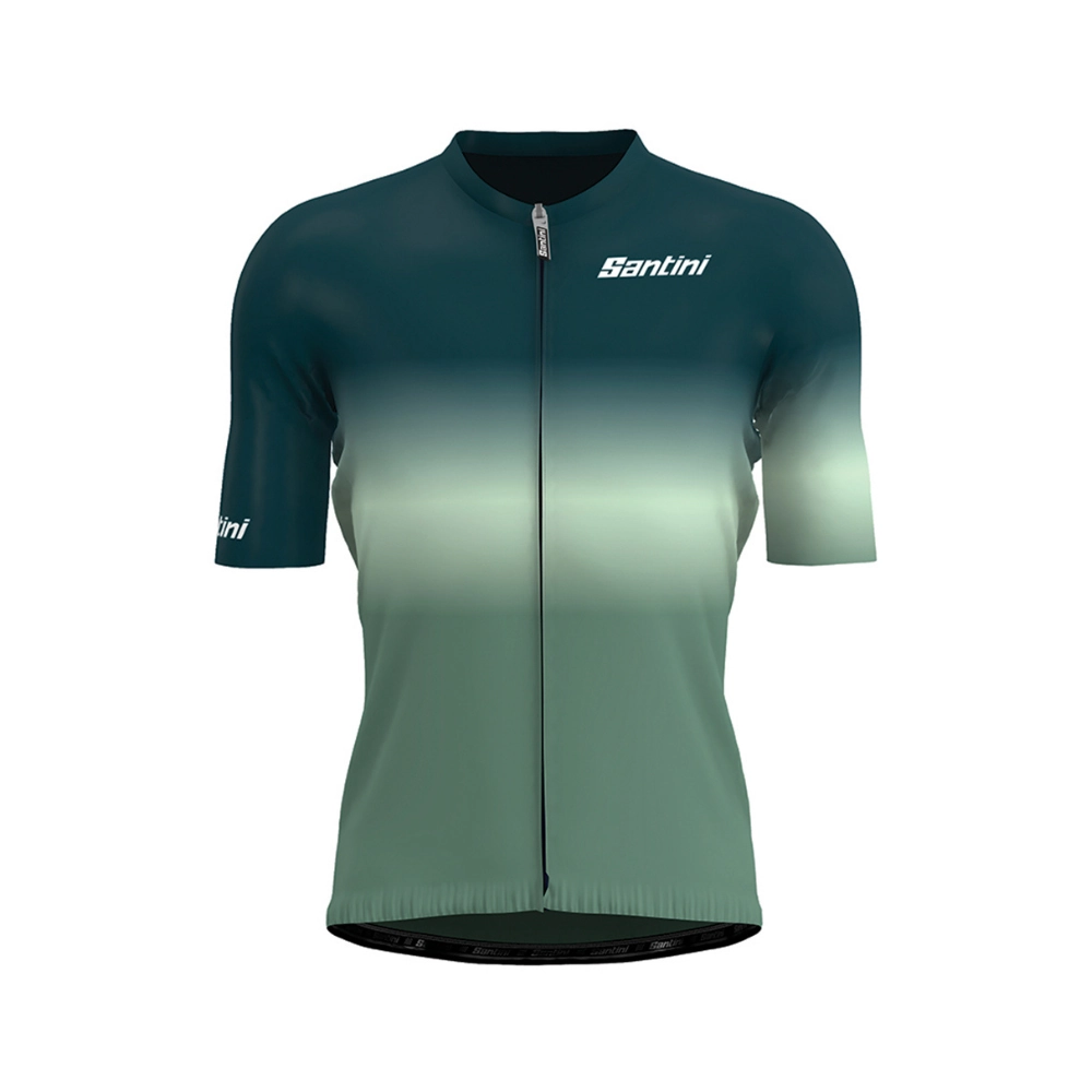 Miniatura 1.0 de Camisa Ciclismo Unissex Horizon Verde Santini