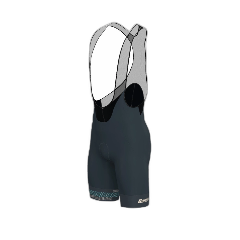 Miniatura 3.0 de Bretelle Ciclismo Masculino Latam Horizon2 Verde Santini