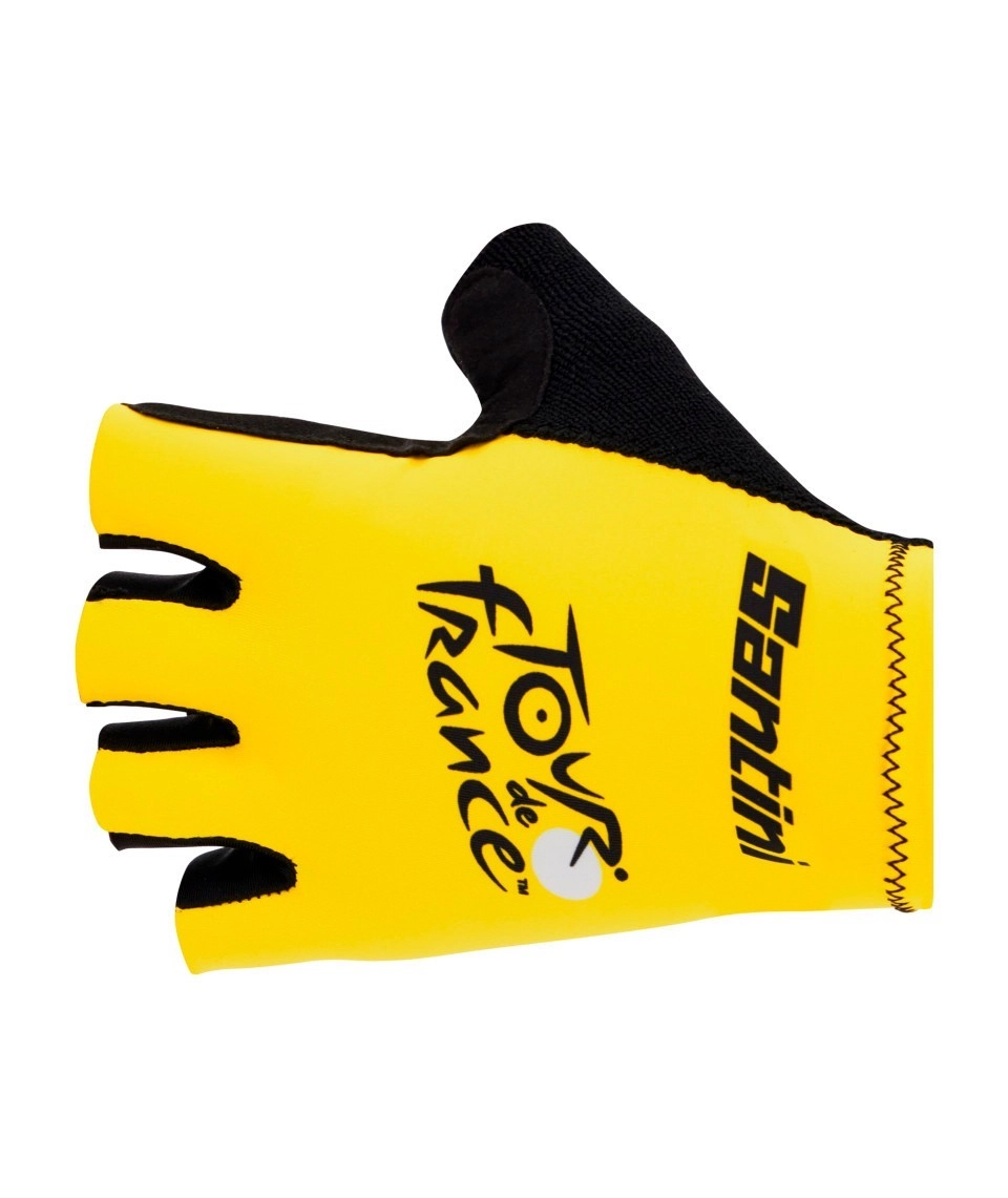 Luva Ciclismo Unissex Leader of the Classification Tour de France Amarelo Santini Amarelo