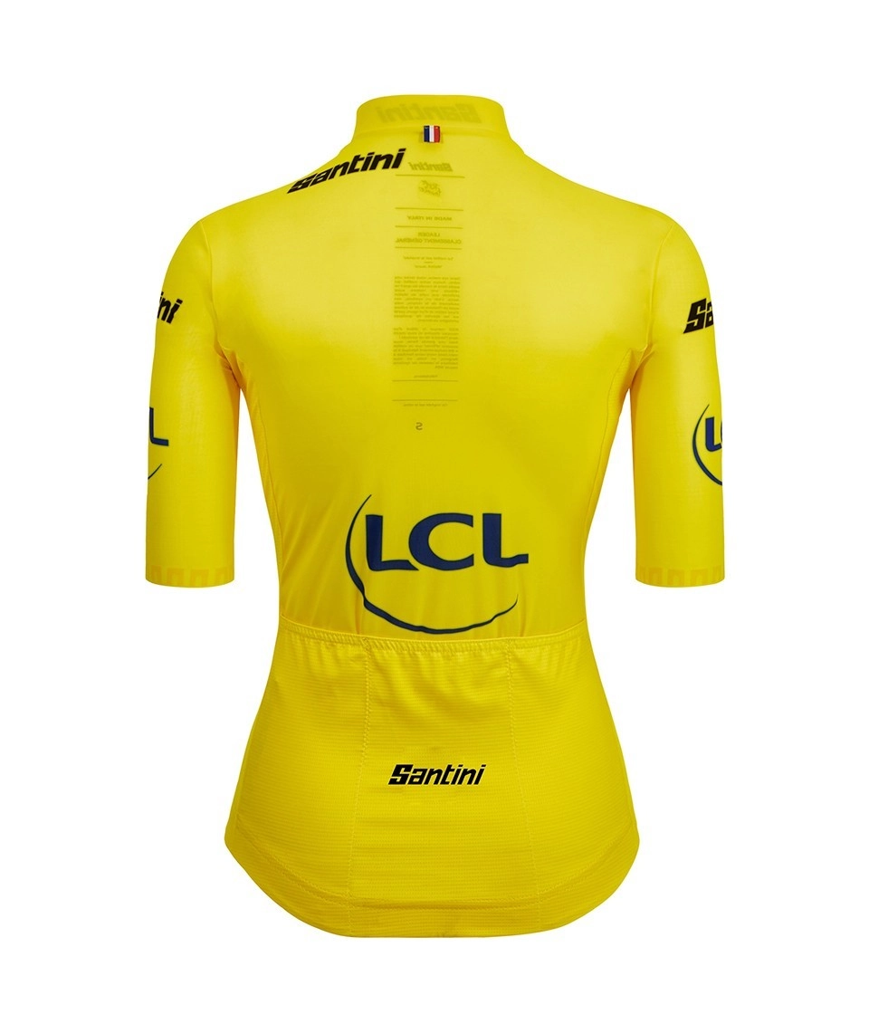 Camisa Ciclismo Feminino Leader of the Classification Tour de France Amarelo Santini Amarelo