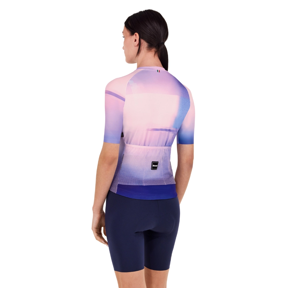 Miniatura 3.0 de Camisa Ciclismo Unissex Luce Azul Santini