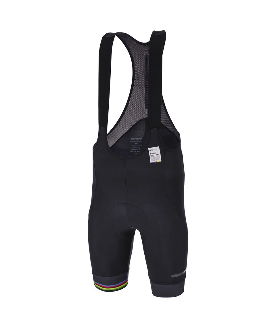 Miniatura 2.0 de Bretelle Ciclismo Masculino UCI Oficial World Champion Preto Santini