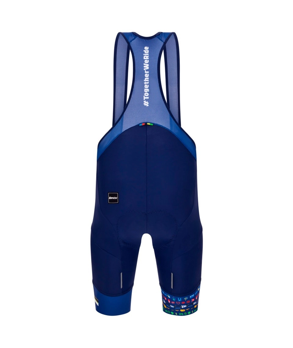 Miniatura 3.0 de Bretelle Ciclismo Unissex UCI World Championships Zurich Azul Santini