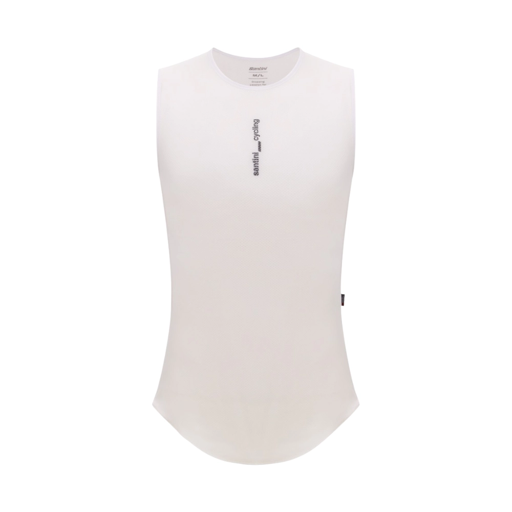 Miniatura 3.0 de Camisa Ciclismo Unissex Segunda Pele Lieve Branco Santini