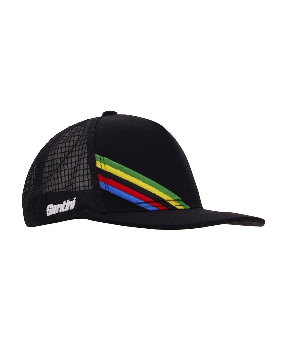 Miniatura 1.0 de Bon&eacute; UCI Trucker Hat Preto Santini