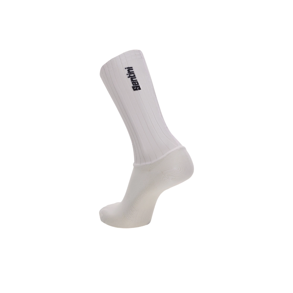 Meia Ciclismo MADSS Santini Branco