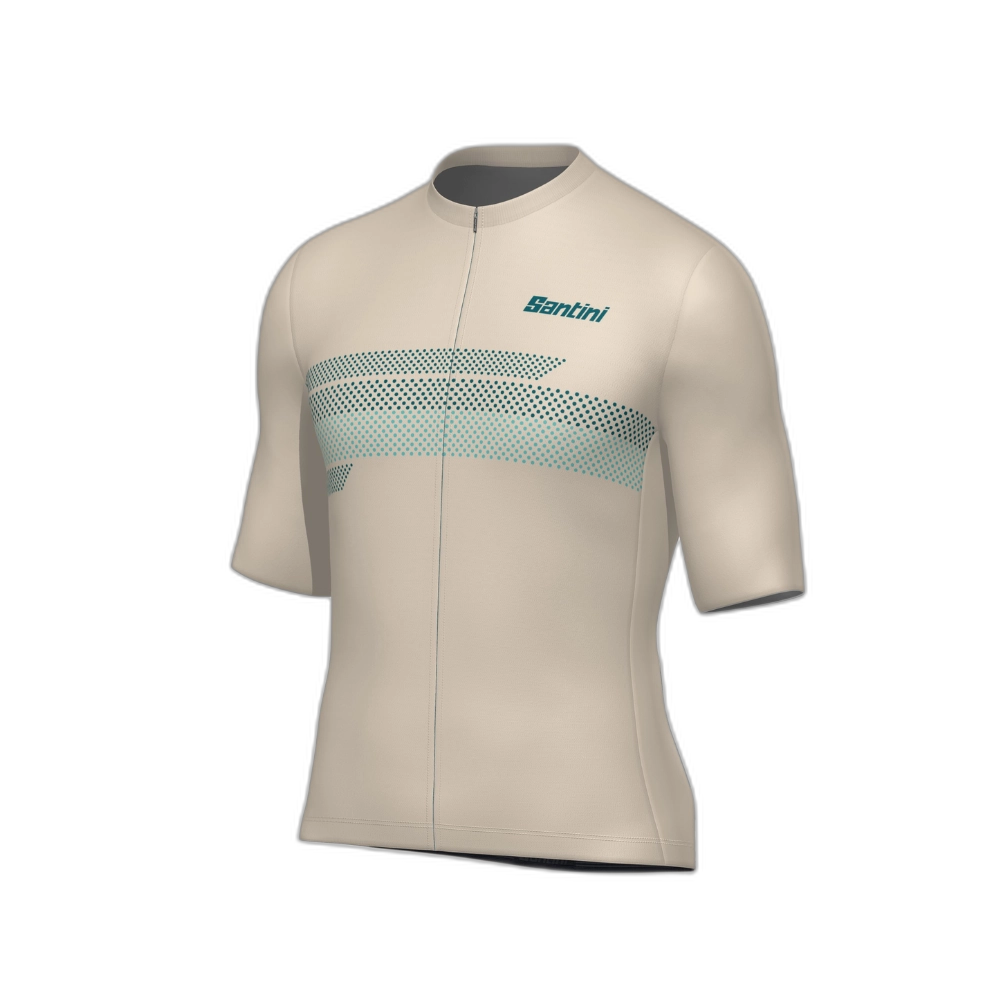 Camisa Ciclismo Masculino Latam Horizon2 Santini Bege